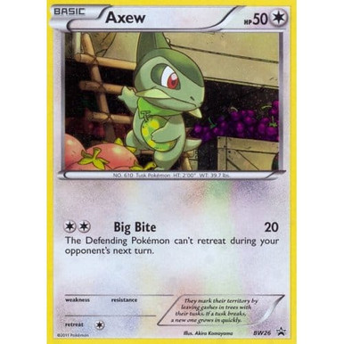 Black & White Promo BW26 Axew、Pokemon、kayou