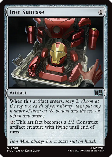 Iron Suitcase (Foil) | Marvel Super Heroes Commander、Magic: The Gathering、kayou