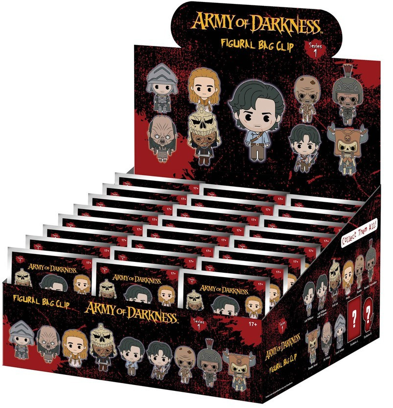 3D Figural Foam Bag Clip Army of Darkness Series 1 Mystery Box 24 Packs (Pre-Order ships March)、ToyWiz、kayou