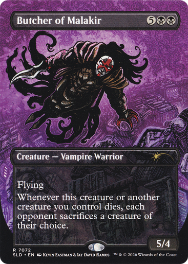 Butcher of Malakir (Foil) (Secret Lair - Featuring: Kevin Eastman Colors) | Secret Lair Drops、Magic: The Gathering、kayou