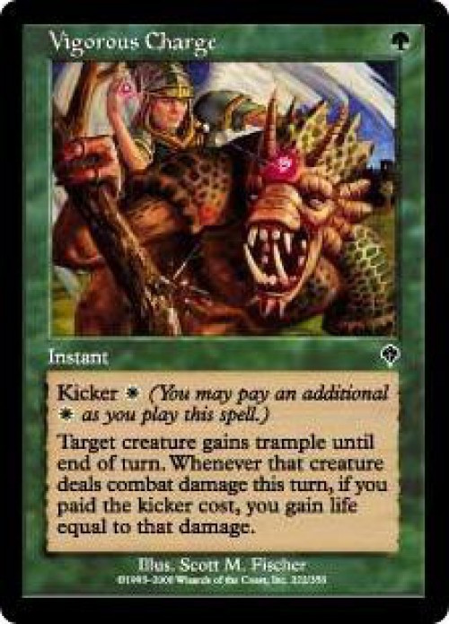 MtG Invasion Common Vigorous Charge #222、ToyWiz、kayou