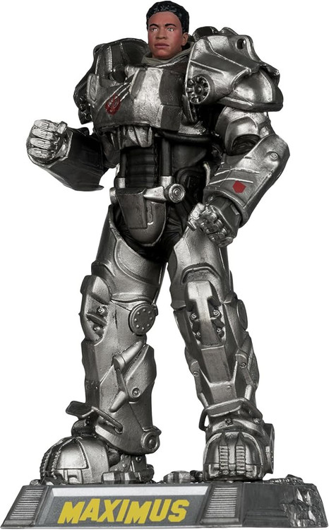 McFarlane Toys Fallout Movie Maniacs Maximus 6-Inch Posed Figure Season 2, Damaged Package、ToyWiz、kayou