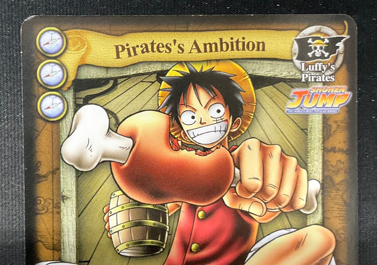 Pirate's Ambition Luffy One Piece CCG Shonen Jump Promo Card PO001、Collector Store LLC Gaming、kayou
