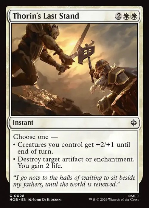 MtG The Hobbit Common Thorin's Last Stand #28、ToyWiz、kayou