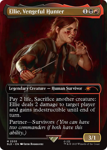 Ellie, Vengeful Hunter (Foil) (Secret Lair - The Last of Us Part II) | Secret Lair Drops、Magic: The Gathering、kayou