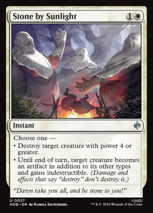 MtG The Hobbit Uncommon Stone by Sunlight #27、ToyWiz、kayou