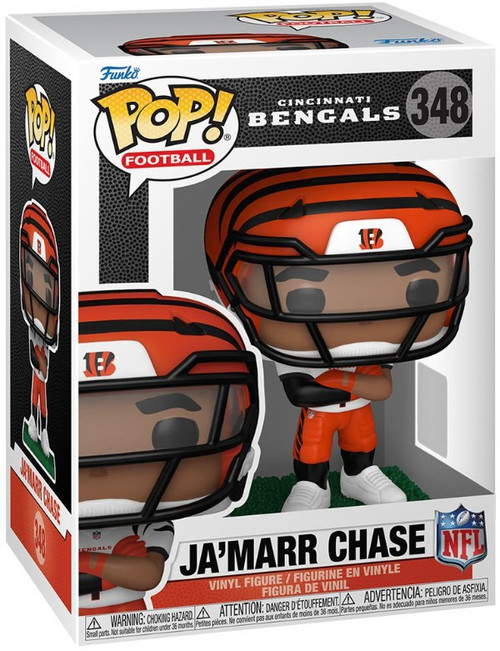 Funko NFL Cincinnati Bengals POP! Football Ja'Marr Chase Vinyl Figure #348 Clear Visor (Pre-Order ships September)、ToyWiz、kayou