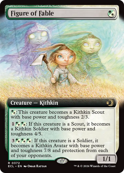 Figure of Fable (Fable Frame Foil) | Lorwyn Eclipsed、Magic: The Gathering、kayou