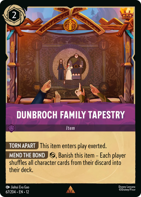 Dunbroch Family Tapestry (Foil) | Wilds Unknown、Disney Lorcana、kayou