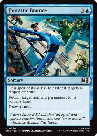 Fantastic Bounce (MSC-620) - Commander: Marvel Super Heroes、Wizards of the Coast、kayou