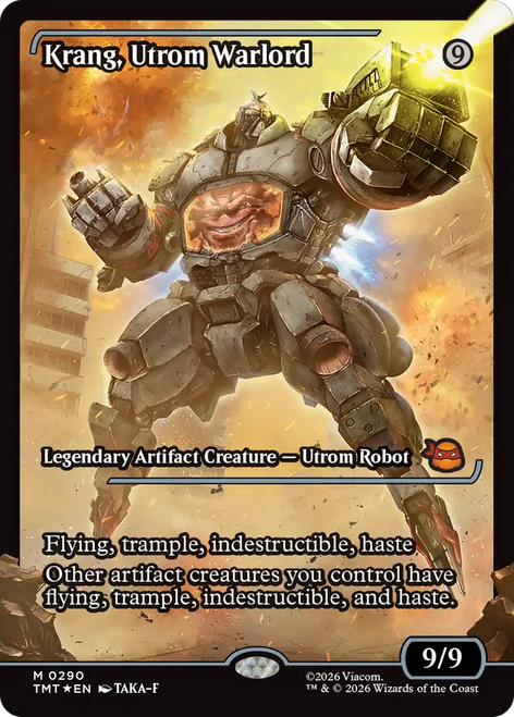 Krang, Utrom Warlord (Japan Showcase Foil) | Teenage Mutant Ninja Turtles、Magic: The Gathering、kayou