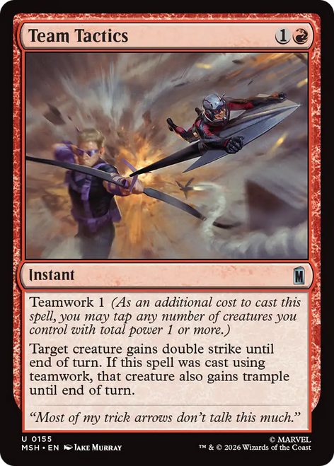 Team Tactics (Foil) | Marvel Super Heroes、Magic: The Gathering、kayou
