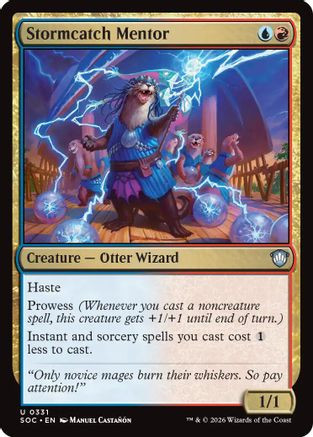 Stormcatch Mentor (SOC-331) - Commander: Secrets of Strixhaven、Wizards of the Coast、kayou