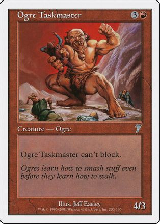 Ogre Taskmaster (7ED-203) - 7th Edition Foil、Wizards of the Coast、kayou