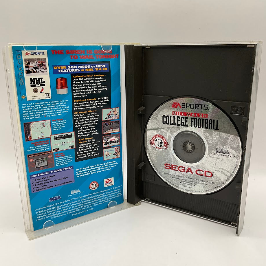 Bill Walsh College Football Sega CD Used、Collector Store LLC - VG、kayou