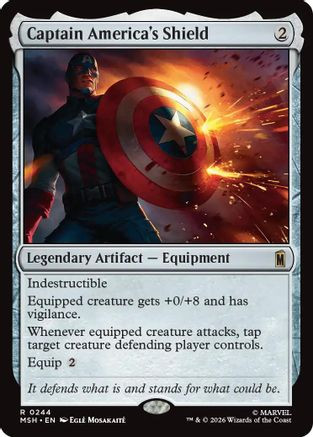 Captain America's Shield (MSH-244) - Marvel Super Heroes、Wizards of the Coast、kayou