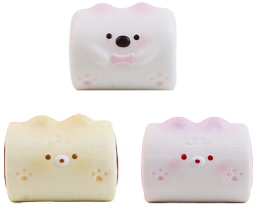Fluffmellies Donkey Rolls Squeeze Toy 1 RANDOM Squeeze Toy、ToyWiz、kayou