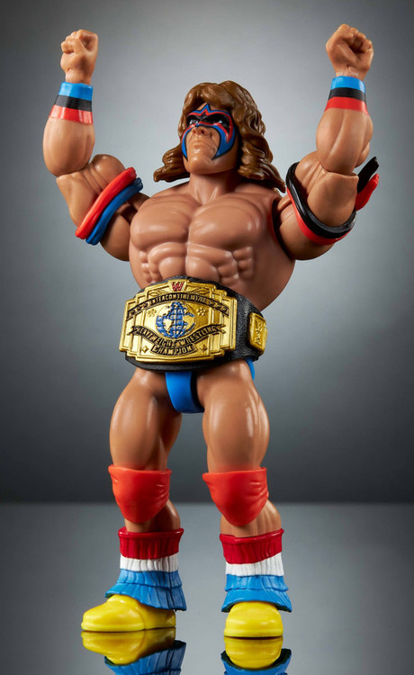 WWE Wrestling Retro Superstars Ultimate Warrior Action Figure Heavyweight Champion、ToyWiz、kayou