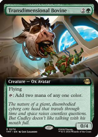 Transdimensional Bovine (Extended Art) (TMT-274) - Teenage Mutant Ninja Turtles、Wizards of the Coast、kayou