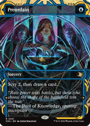 Preordain (SOA-021) - Secrets of Strixhaven: Mystical Archive、Wizards of the Coast、kayou