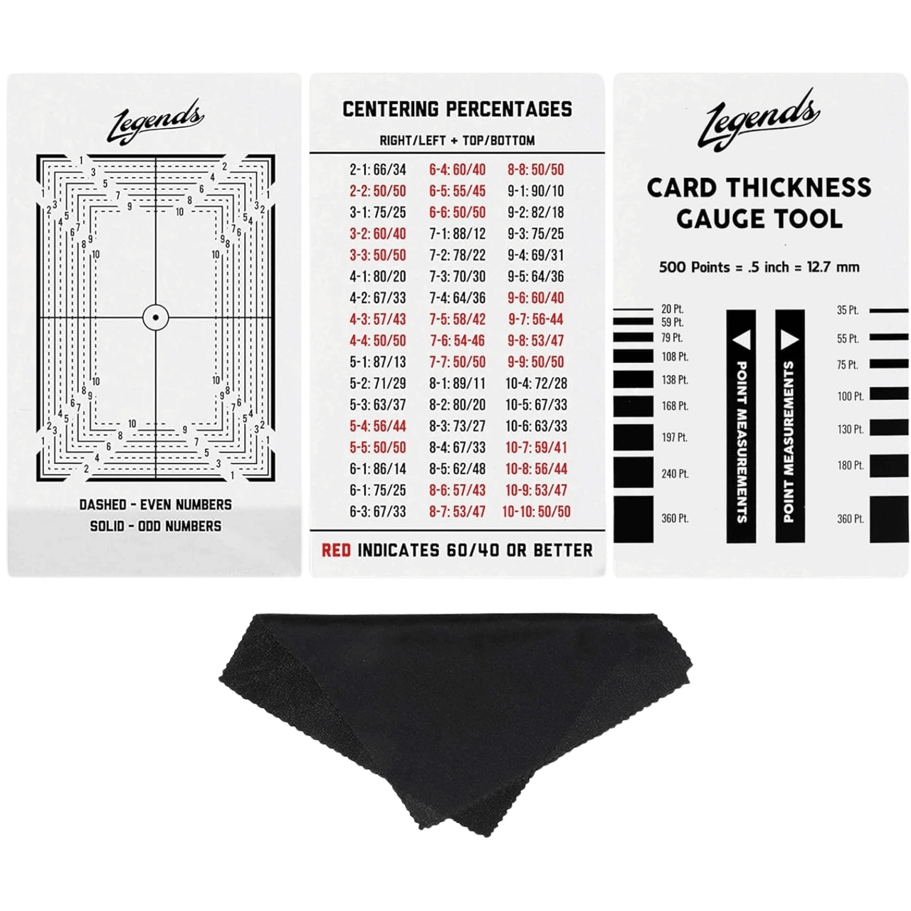 Legends Card Grading Centering Tool & Card Thickness Gauge Tool、Envy Born Games、kayou