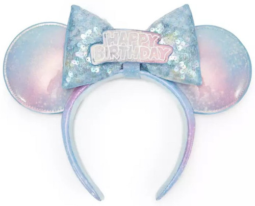 Disney Minnie Mouse Happy Birthday Ear Exclusive Headband for Adults、ToyWiz、kayou