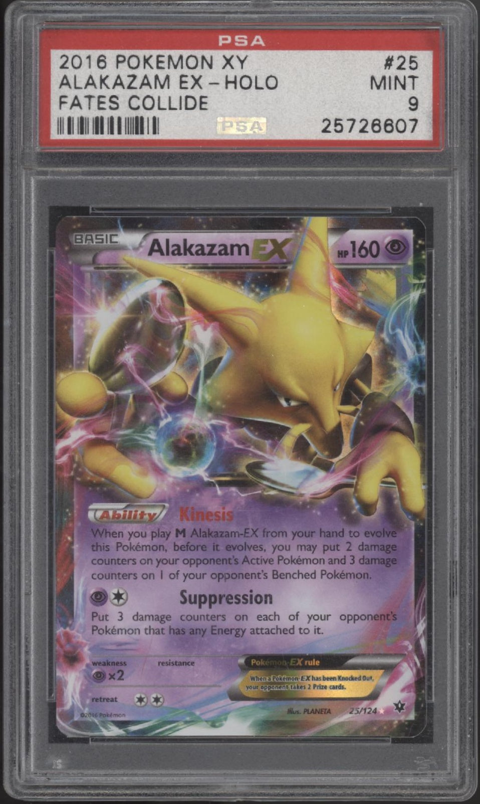 Alakazam ex Pokemon Fates Collide #25 PSA 9、Collector Store LLC Gaming、kayou