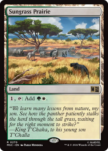 Sungrass Prairie | Marvel Super Heroes Commander、Magic: The Gathering、kayou