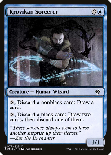 Krovikan Sorcerer (LIST-077/325) - The List、Wizards of the Coast、kayou