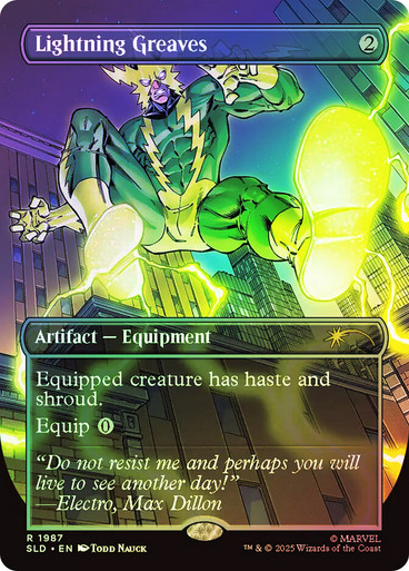 Lightning Greaves (ECRET_SLD_1987-ENF)、Magic: The Gathering、kayou