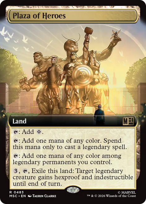 Plaza of Heroes (Extended Art) | Marvel Super Heroes Commander、Magic: The Gathering、kayou