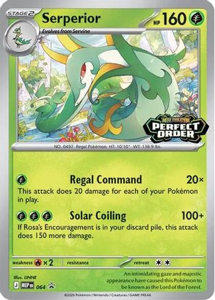 Serperior - 064 64 - ME Mega Evolution Promo Holofoil、The Pokémon Company、kayou