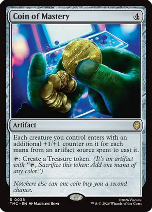 Coin of Mastery (TMC-038) - Commander: Teenage Mutant Ninja Turtles、Wizards of the Coast、kayou