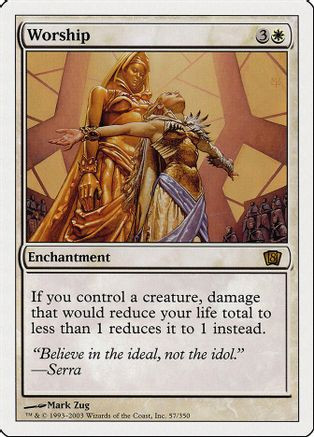 Worship (8ED-057) - 8th Edition Foil、Wizards of the Coast、kayou