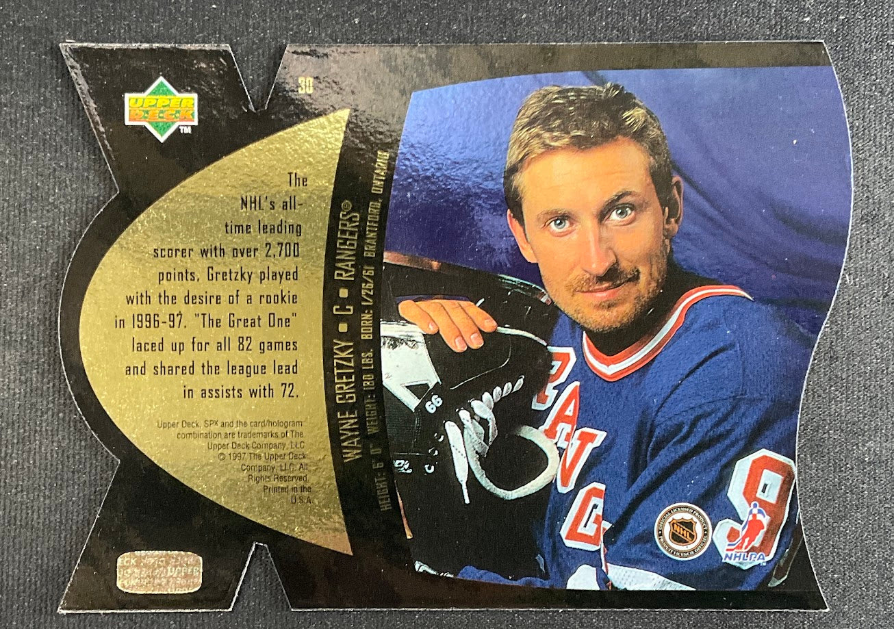 Wayne Gretzky 1997-98 Upper Deck SPX Die-Cut #30、Collector Store LLC、kayou