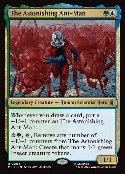 MtG Marvel Super Heroes Rare The Astonishing Ant-Man #204、ToyWiz、kayou