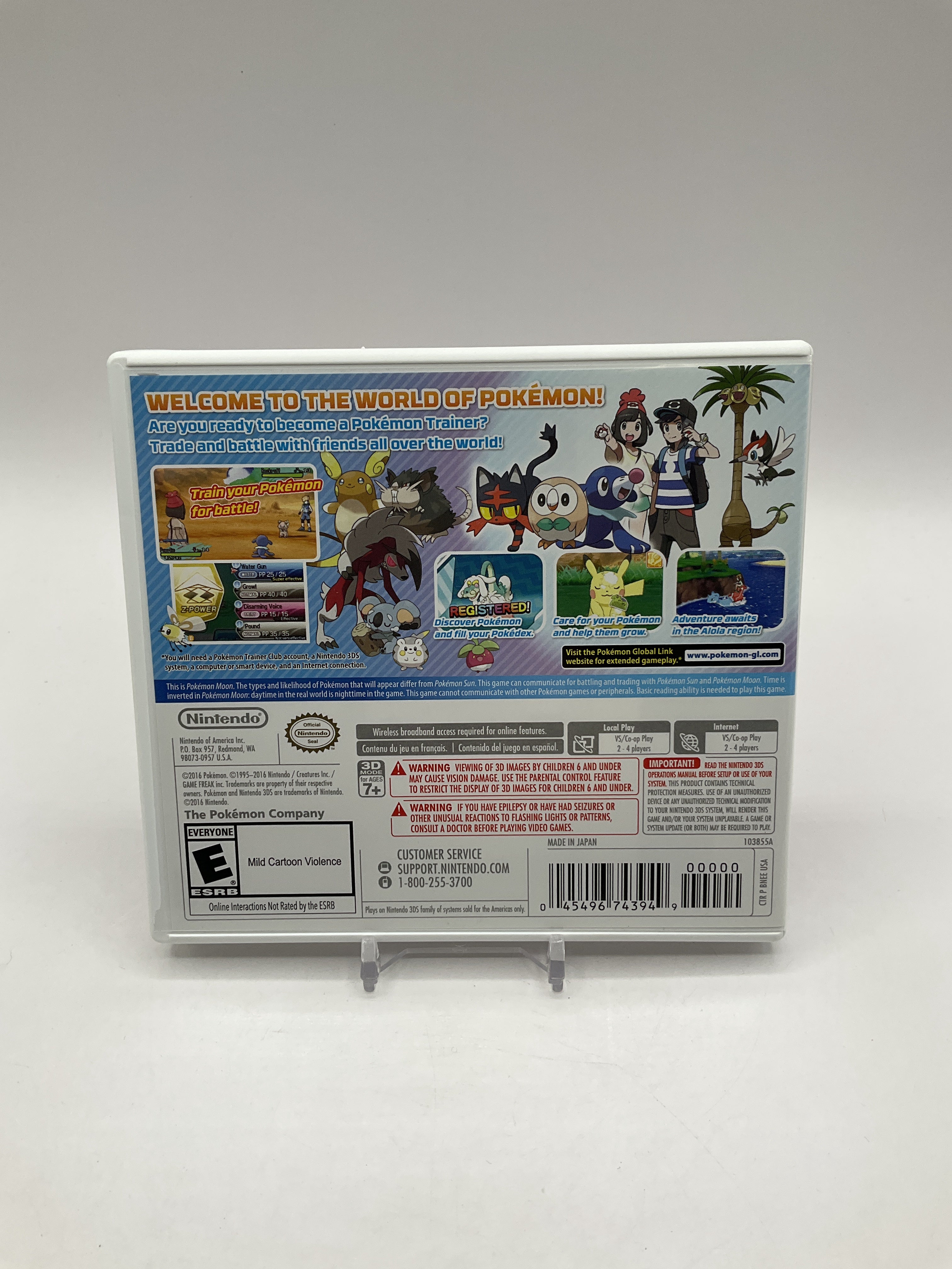 Pokemon Moon Nintendo 3DS Used #2、Collector Store LLC - VG、kayou