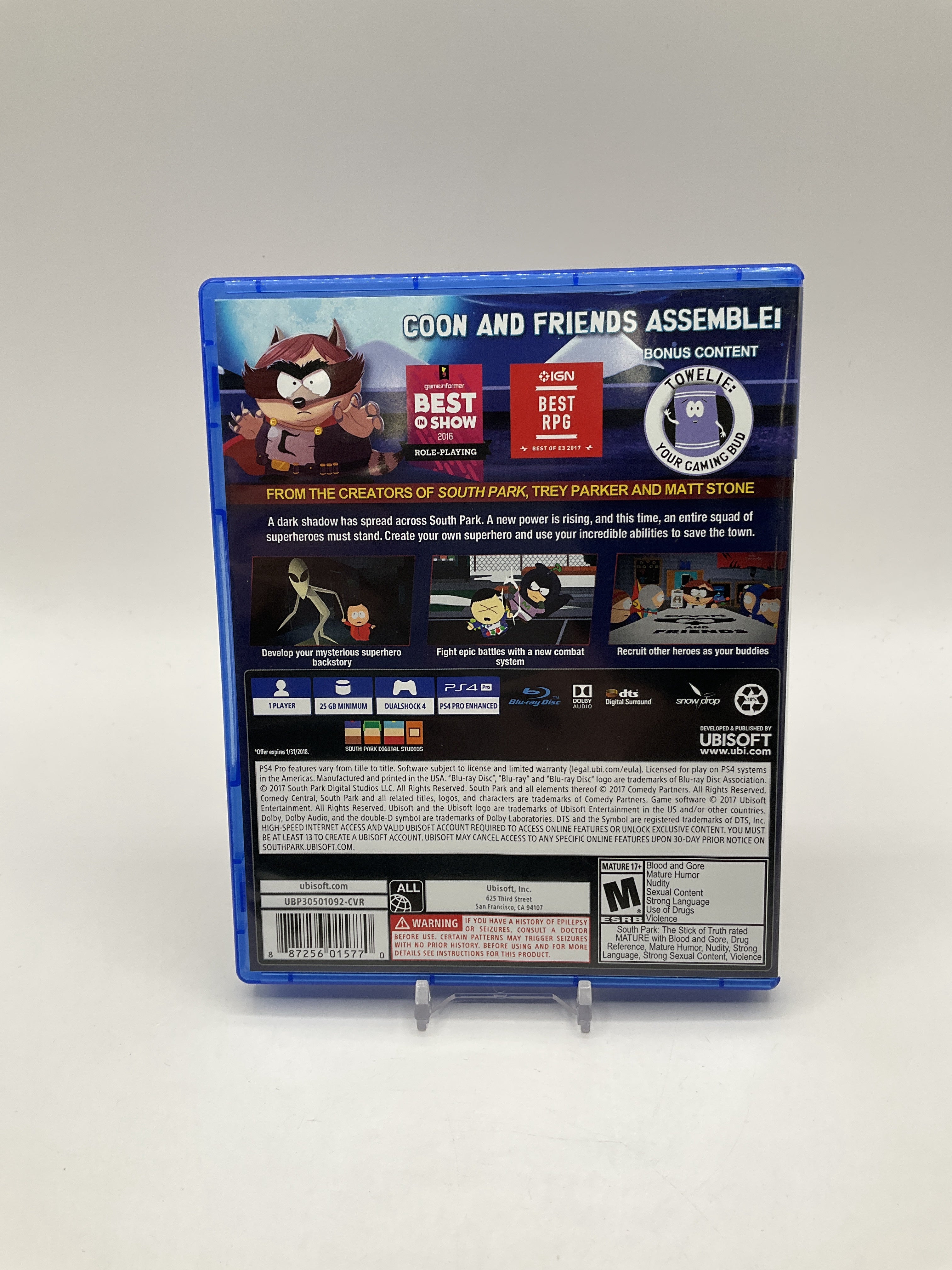 South Park: The Fractured But Whole Playstation 4 Used、Collector Store LLC - VG、kayou