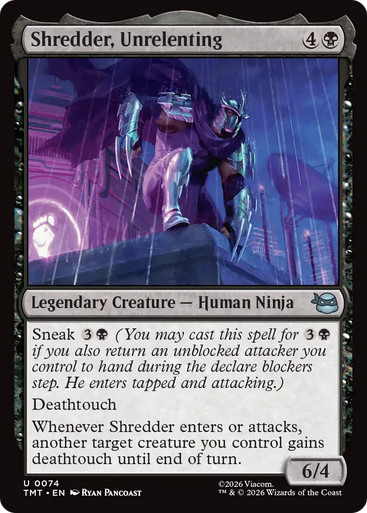 Shredder, Unrelenting (Foil) | Teenage Mutant Ninja Turtles、Magic: The Gathering、kayou