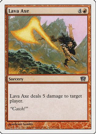 Lava Axe (8ED-197) - 8th Edition Foil、Wizards of the Coast、kayou