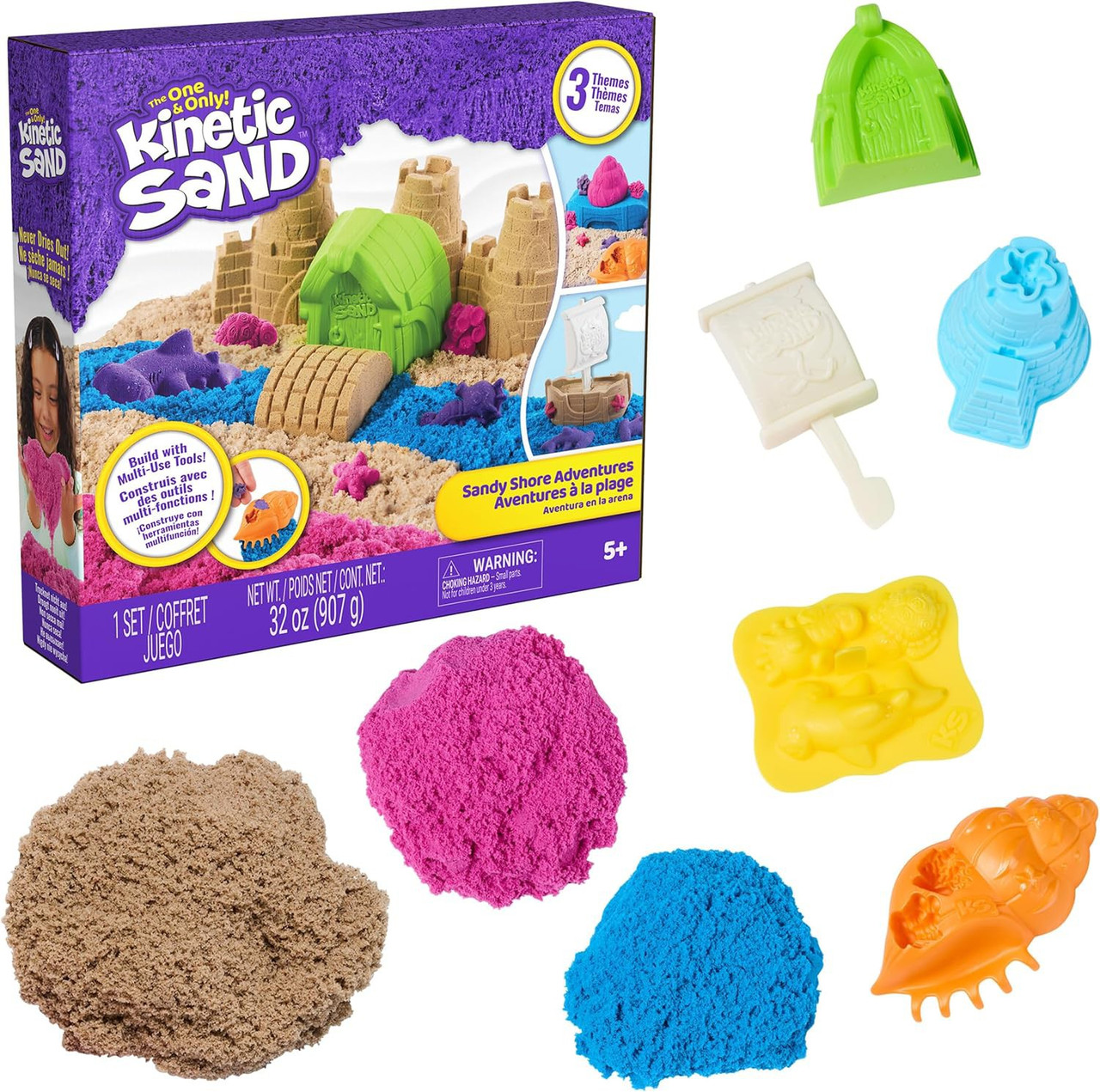 Kinetic Sand Sandy Shore Adventures Playset、ToyWiz、kayou
