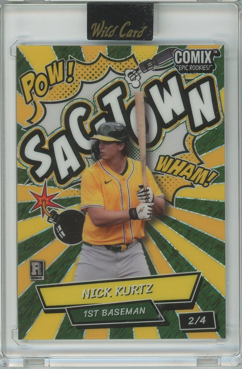 MLB 2025 Wild Card Comix Epic Rookies! 2/4 Sac-Town Nick Kurtz Rookie、ToyWiz、kayou