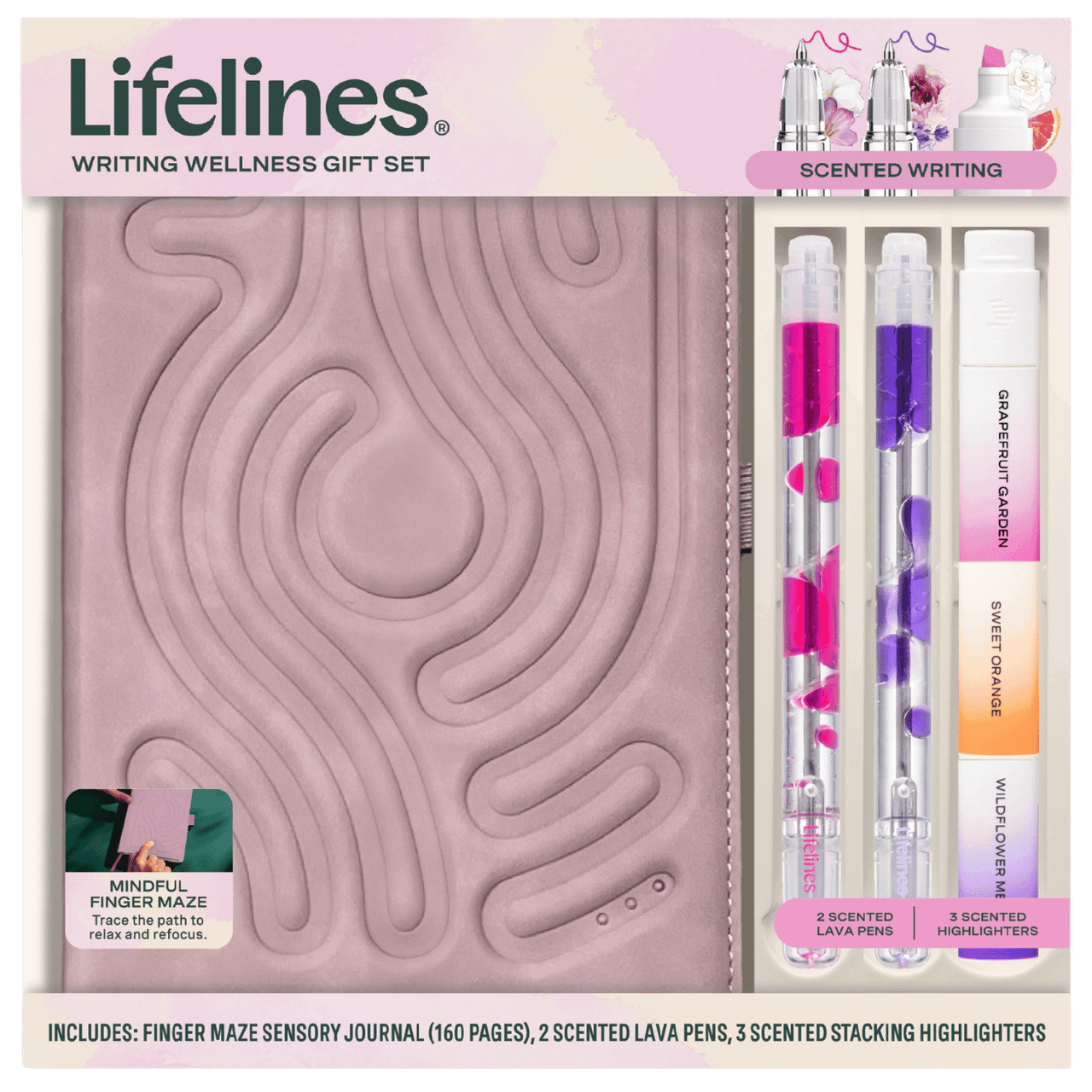 Lifelines: Writing Wellness Gift Set - Pink、Lifelines、kayou