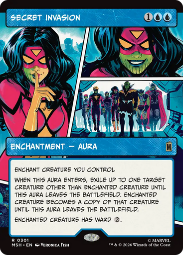 Secret Invasion (Borderless Panel Foil) | Marvel Super Heroes、Magic: The Gathering、kayou