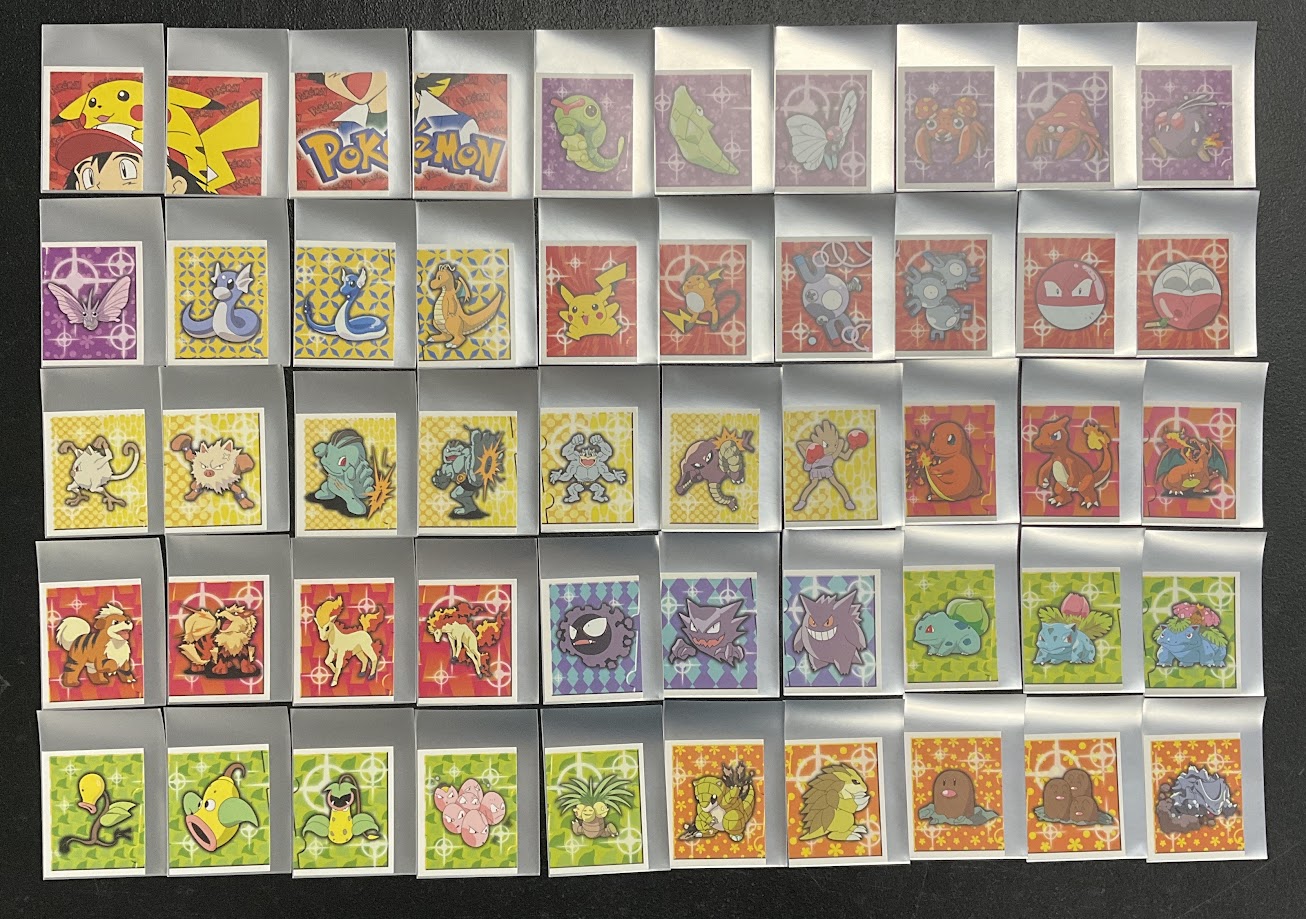 Pokemon Topps Merlin Complete Kanto Set #1-240、Collector Store LLC Gaming、kayou