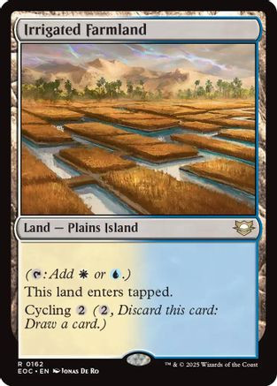 Irrigated Farmland (EOC-162) - Commander: Edge of Eternities、Wizards of the Coast、kayou