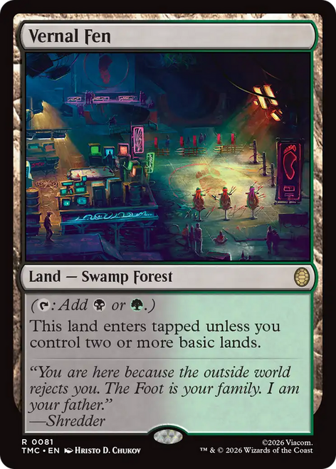 Vernal Fen (Surge Foil) | Teenage Mutant Ninja Turtles Eternal、Magic: The Gathering、kayou
