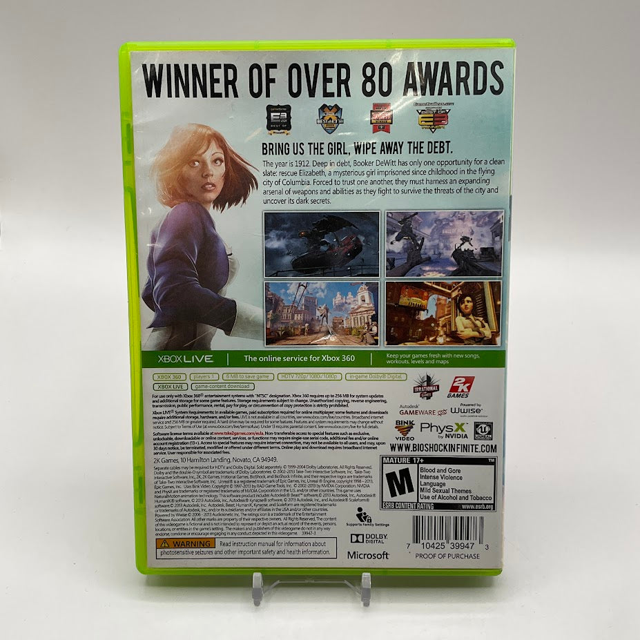 BioShock Infinite Xbox 360 Used #3、Collector Store LLC - VG、kayou