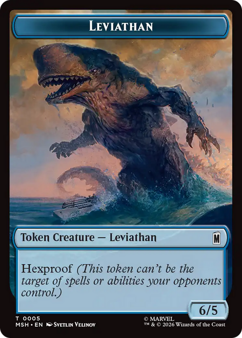 Marvel Super Heroes - Leviathan Token (Foil) | Marvel Super Heroes、Magic: The Gathering、kayou