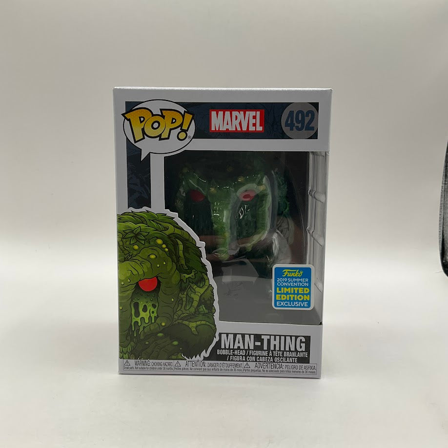 Man-Thing Funko Pop! Marvel #492 2019 Summer Convention、Funko、kayou